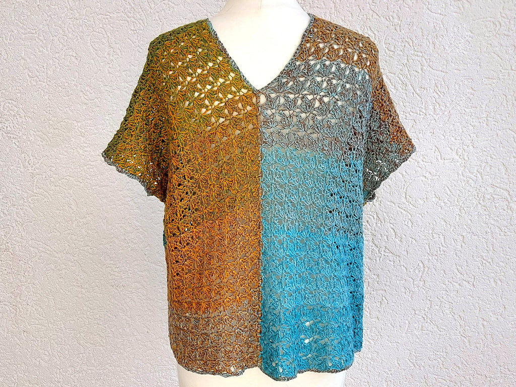 Häkelanleitung Weste oder Shirt "Symphonie"