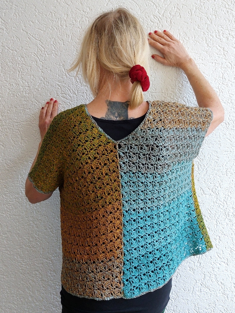 Häkelanleitung Weste oder Shirt "Symphonie"