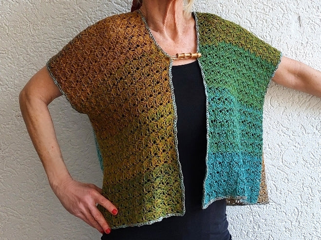 Häkelanleitung Weste oder Shirt "Symphonie"