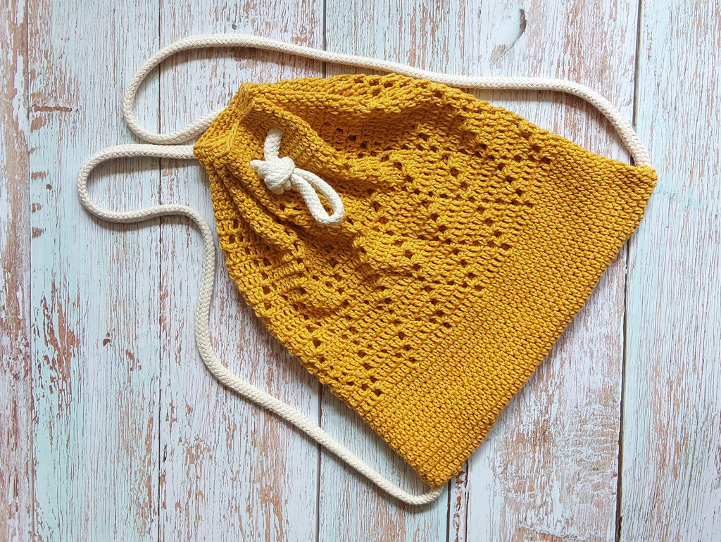 Rucksack, Sportbeutel, "To Go", häkeln