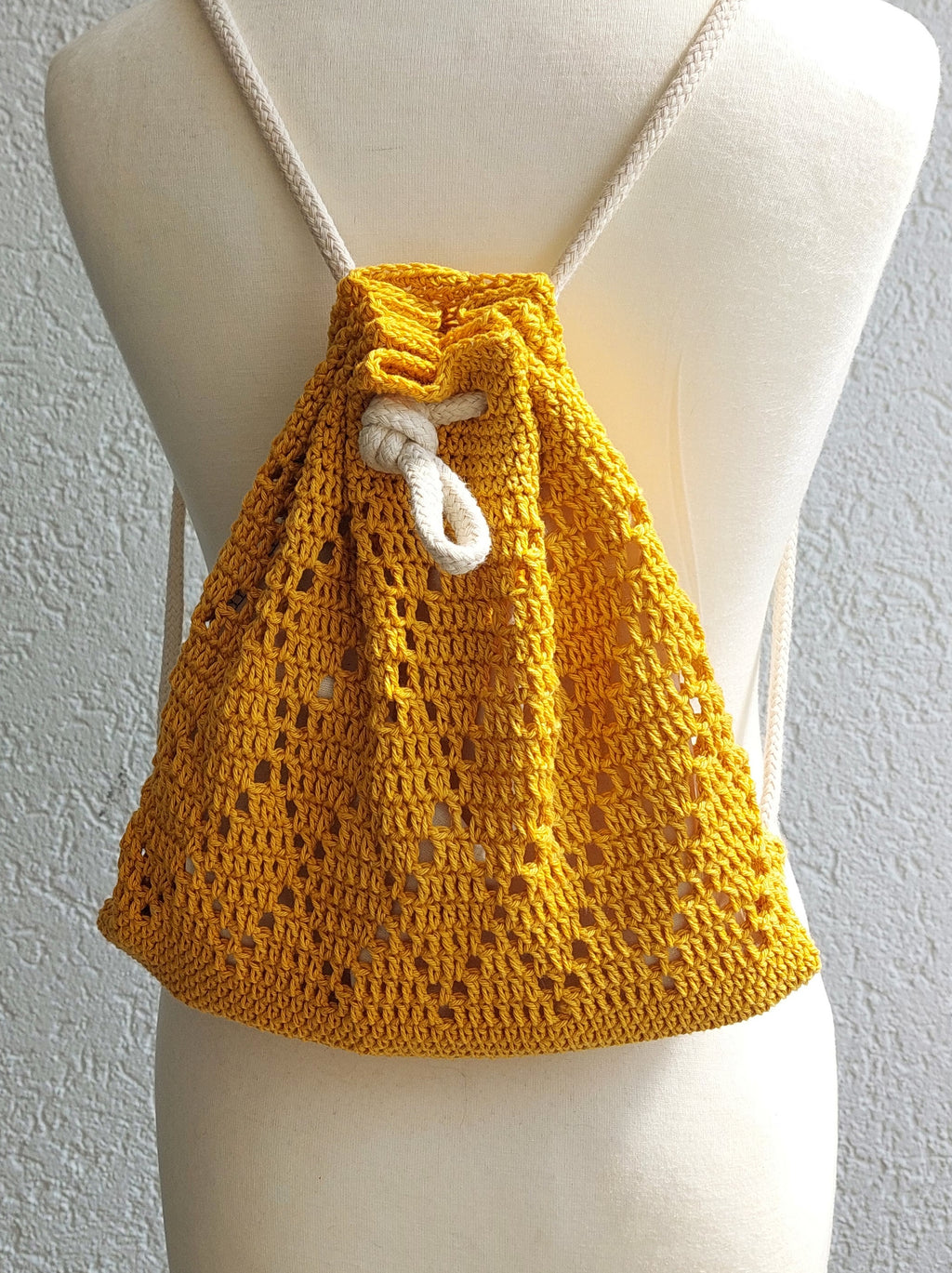 Rucksack, Sportbeutel, "To Go", häkeln