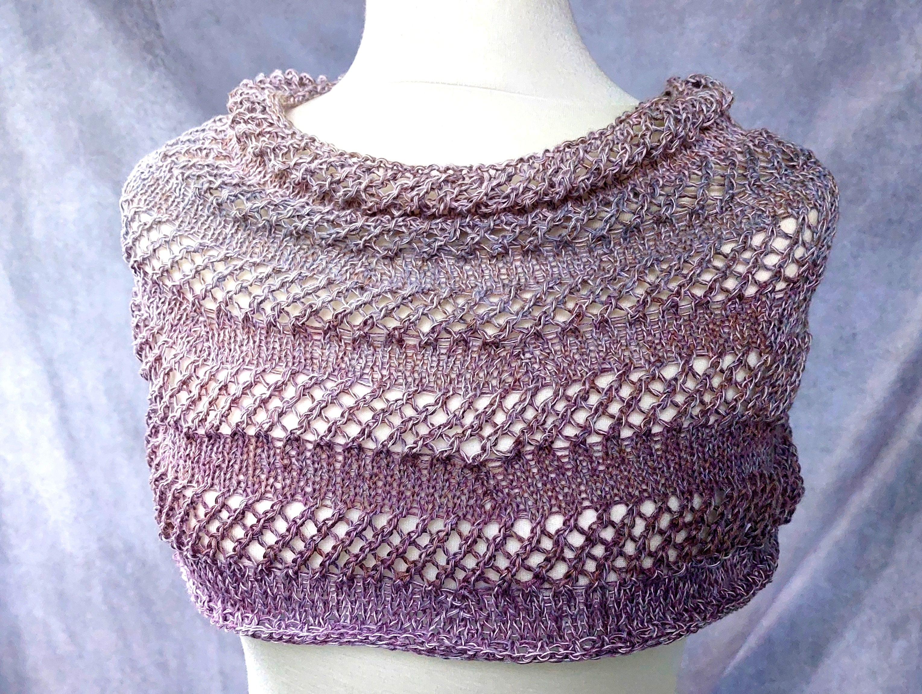 Strickanleitung Loop, Kragenschal "Federleicht", PDF