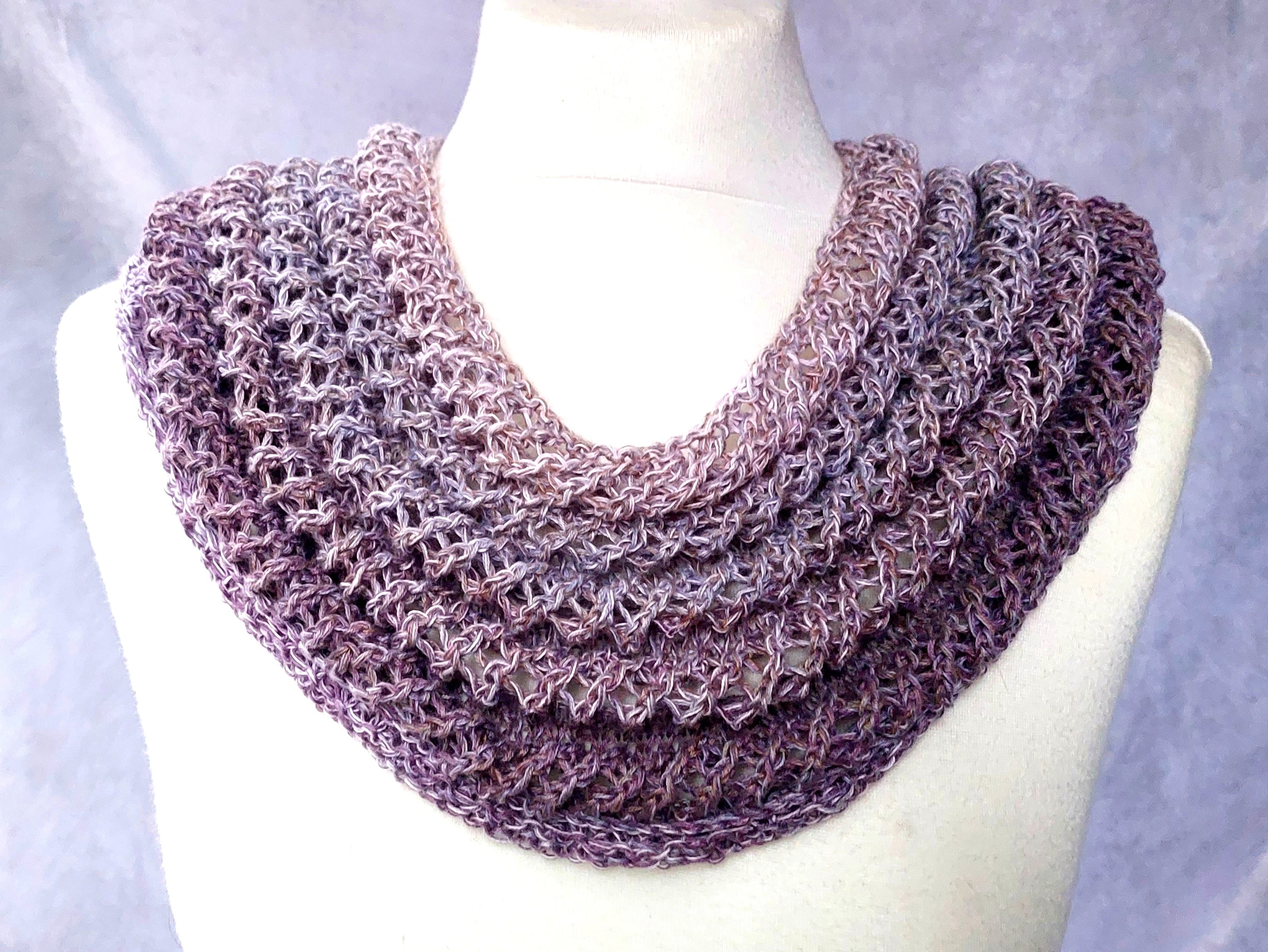 Strickanleitung Loop, Kragenschal "Federleicht", PDF