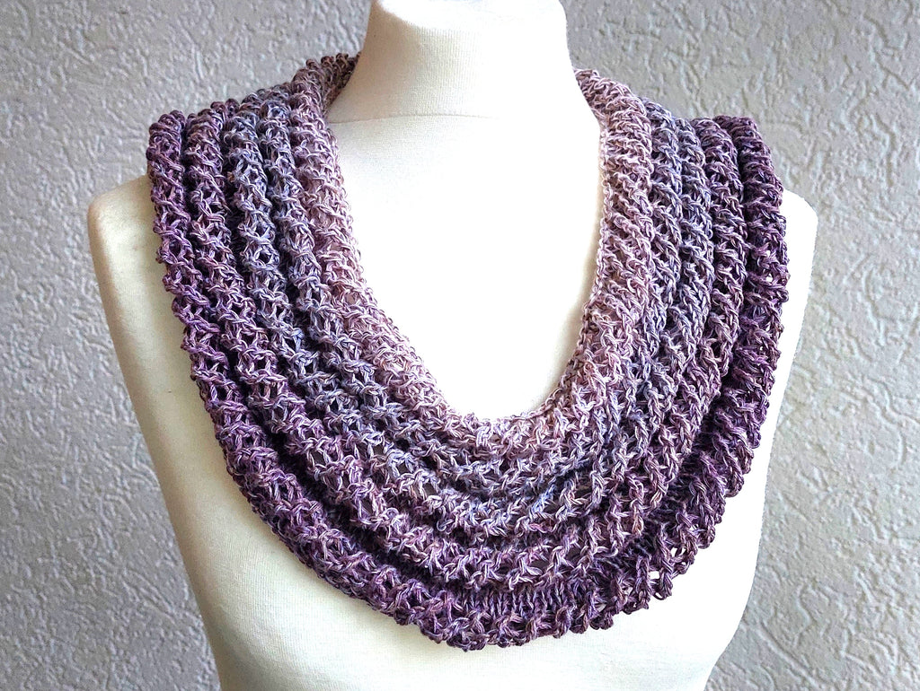 Strickanleitung Loop, Kragenschal "Federleicht", PDF