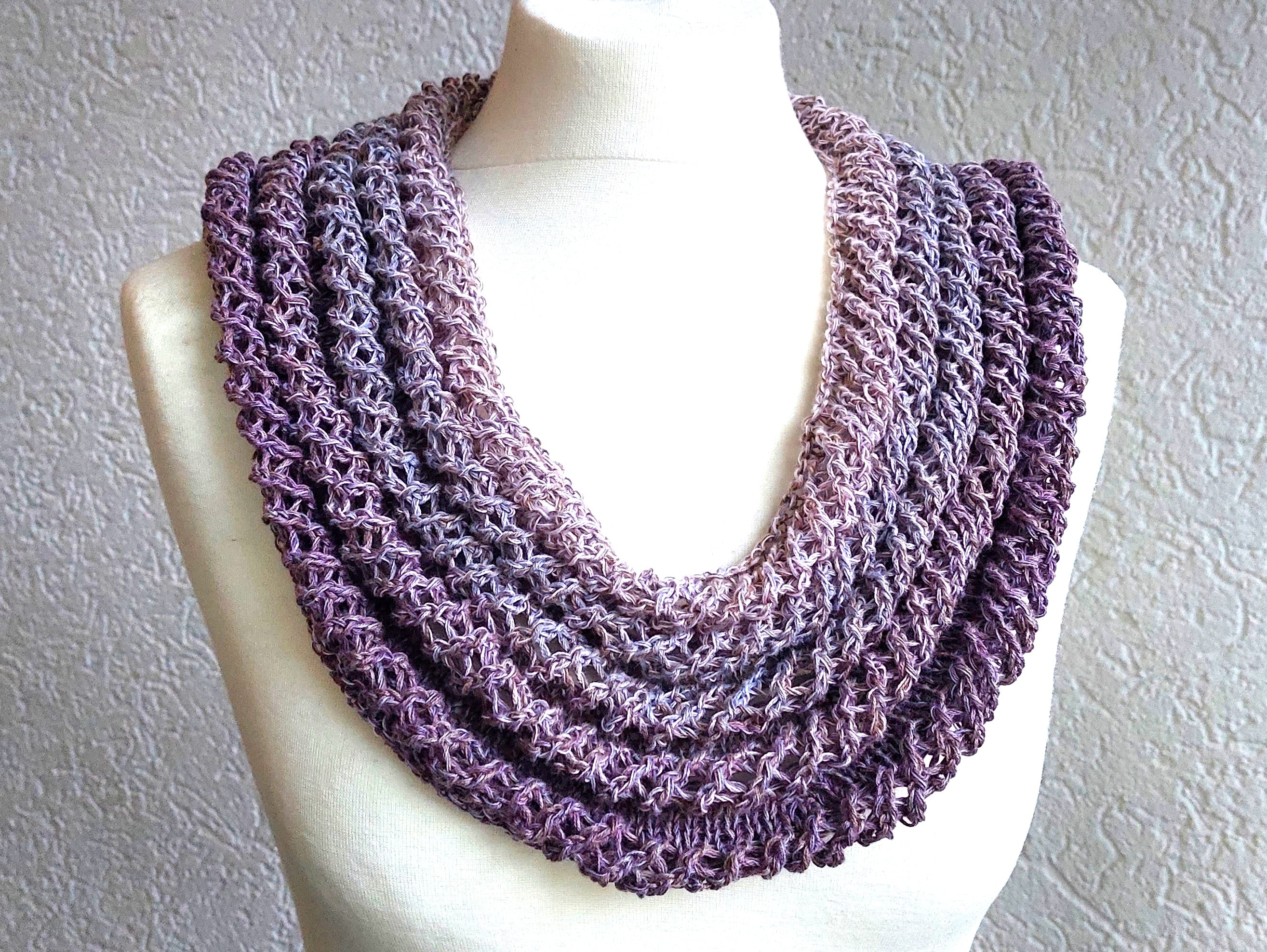 Strickanleitung Loop, Kragenschal "Federleicht", PDF