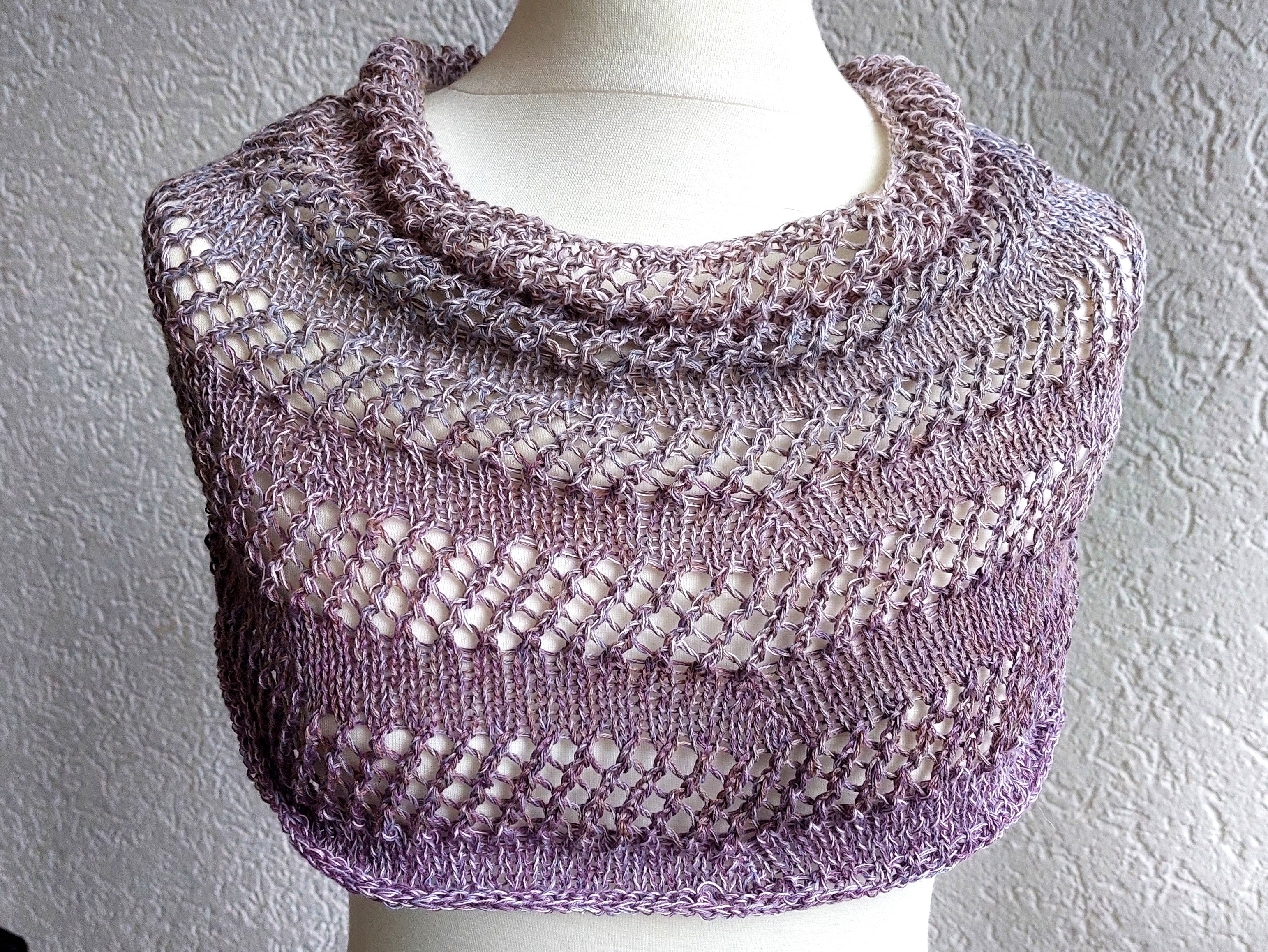 Strickanleitung Loop, Kragenschal "Federleicht", PDF