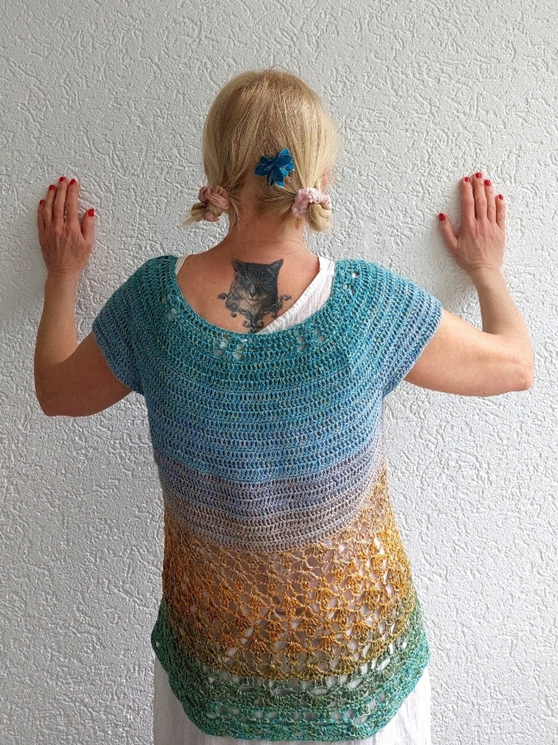 Häkelanleitung Shirt, Tunika "Frühlingsduft", PDF