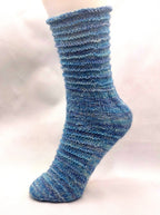 Strickanleitung Socken ohne Ferse "Espiral", Top Down, Socken stricken, Gr. 20-47, PDF