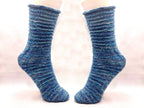 Strickanleitung Socken ohne Ferse "Espiral", Top Down, Socken stricken, Gr. 20-47, PDF