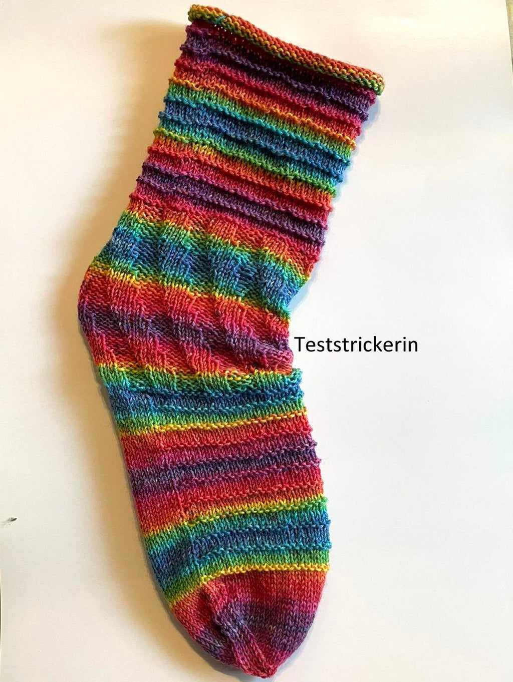 Strickanleitung Socken ohne Ferse "Espiral", Top Down, Socken stricken, Gr. 20-47, PDF