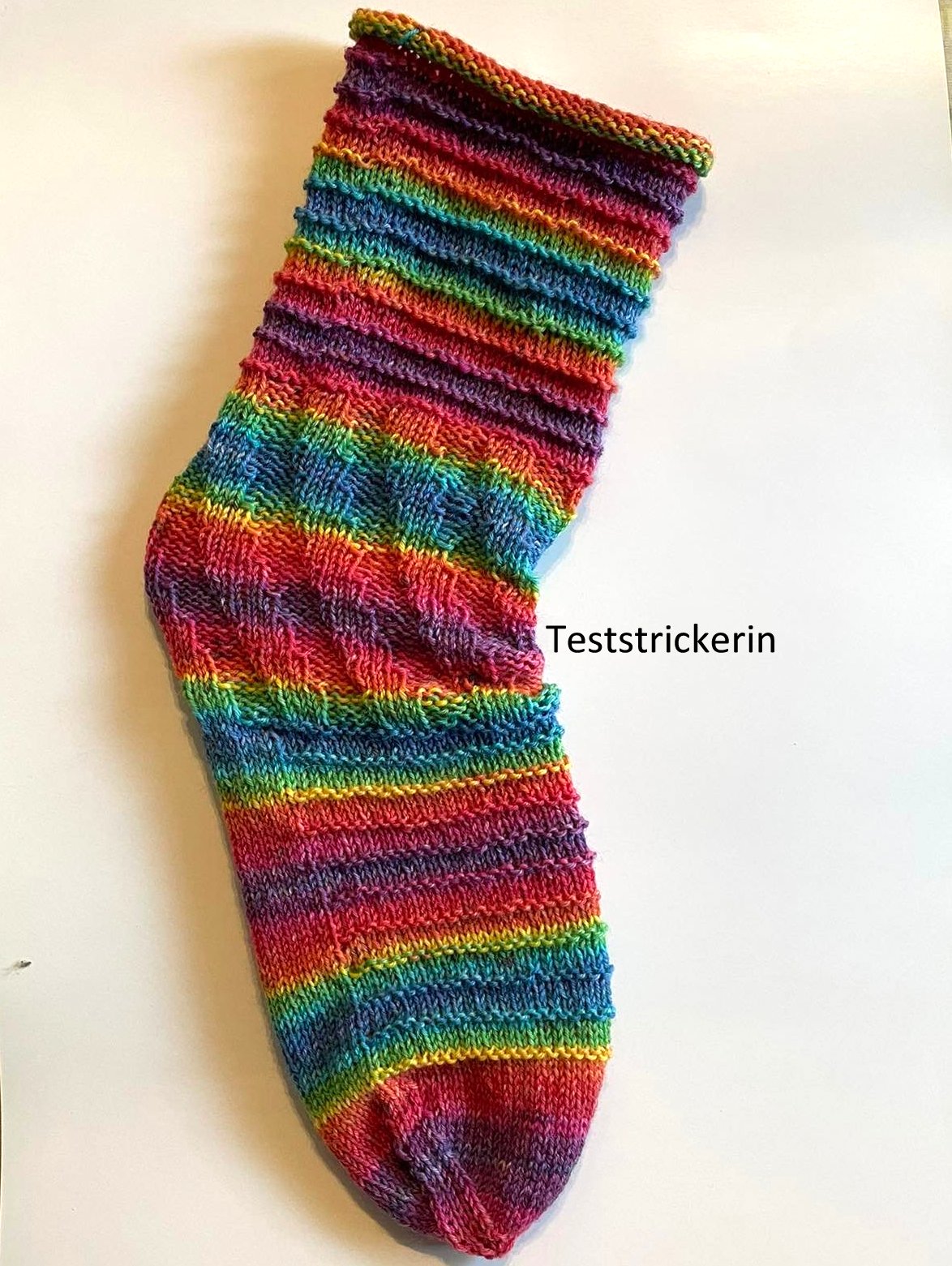 Strickanleitung Socken ohne Ferse "Espiral", Top Down, Socken stricken, Gr. 20-47, PDF