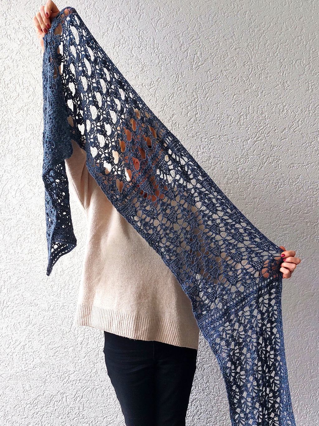 Häkelset Stola "Sevilla"