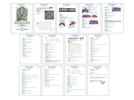 Leichter Schal oder Loop "Primavera", Möbius, häkeln
