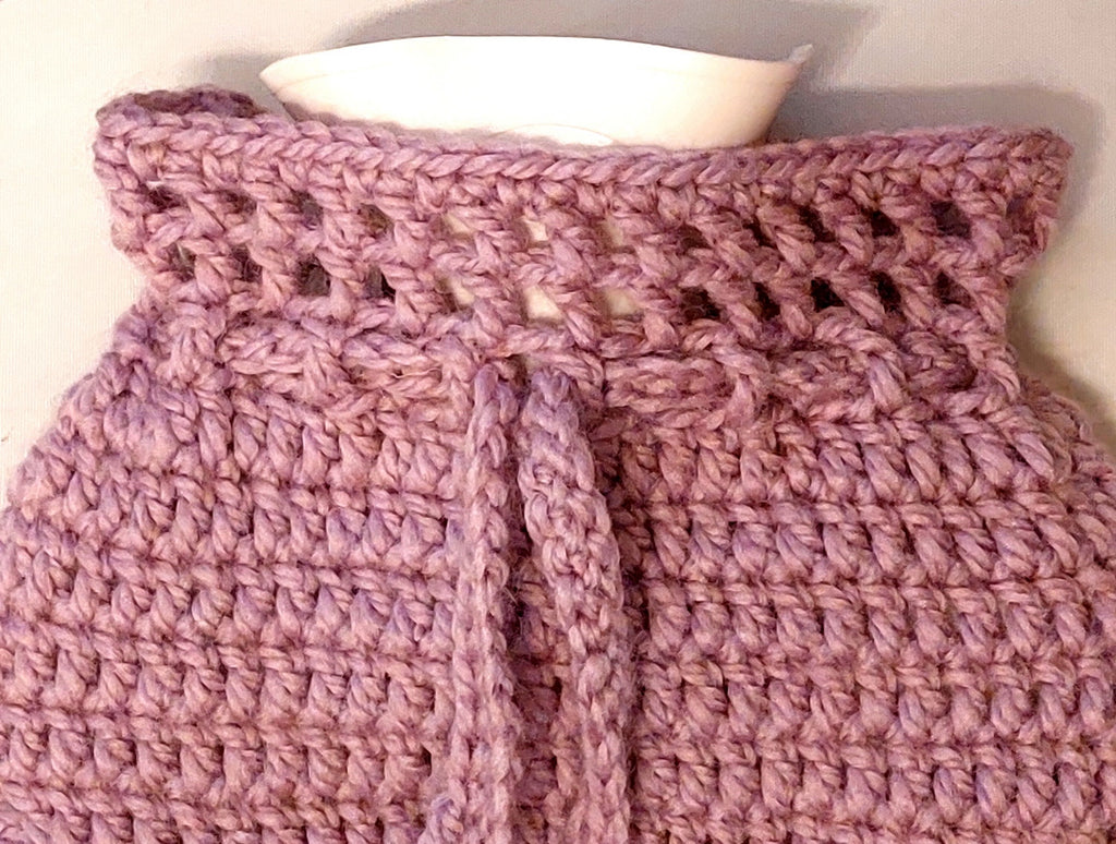 Wärmflaschenbezug "Flauschi" häkeln