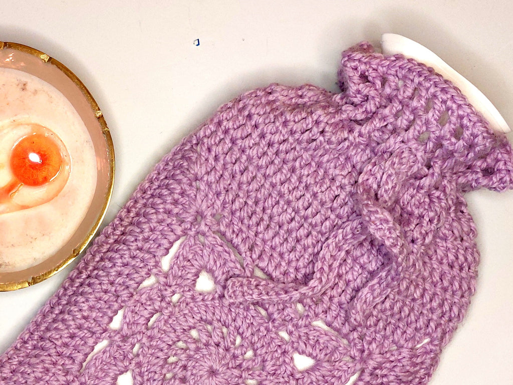 Wärmflaschenbezug "Flauschi" häkeln